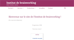 Desktop Screenshot of brainworking.ch